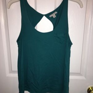 Teal/blue American eagle tank top